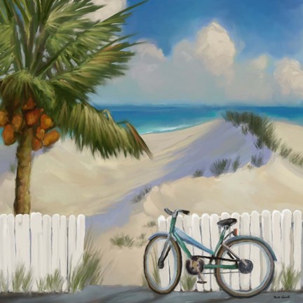 Framed Beach Dunes1 Print