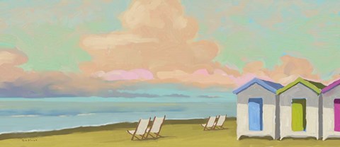 Framed Beaches 1 Print