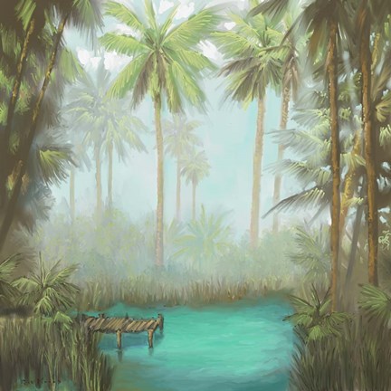 Framed Tropical 1 Print