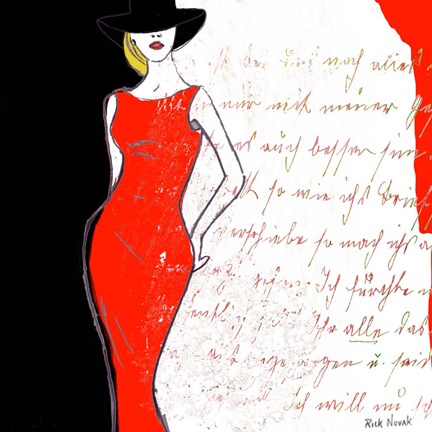 Framed Fashion Design 2 Print