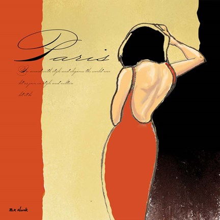 Framed Fashion Design 3 Print