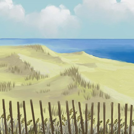 Framed Dunes 2 Print