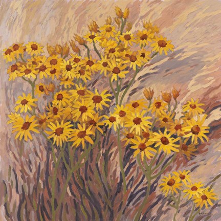 Framed Scattered Seeds 2 Print