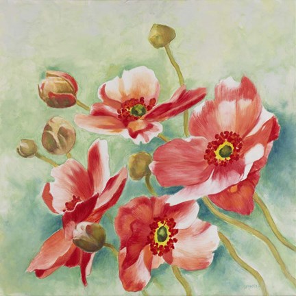 Framed Delicate Blooms 2 Print