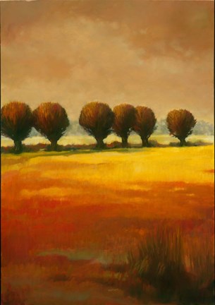 Framed Pollard Willow I Print