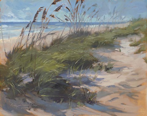 Framed Sea Oats Waltz Print