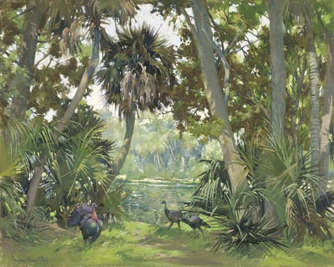 Framed Tom And The Girls Print