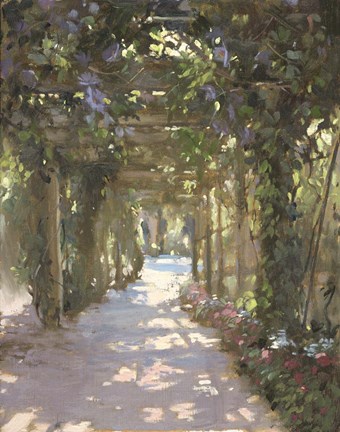 Framed Vine And Violet Print