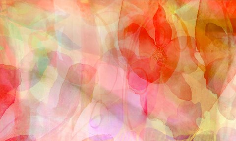 Framed Fields of Wildflowers B Print