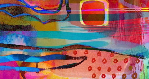 Framed Global Network Print