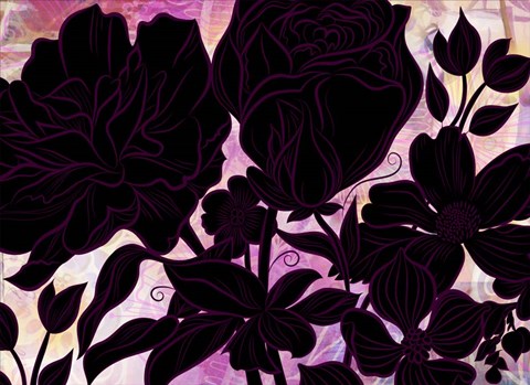 Framed Rocky Road Roses F Print