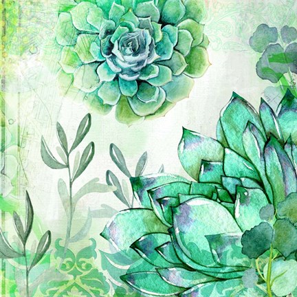 Framed Irish Mint Garden Print