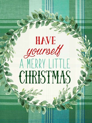 Framed Have Yourself A Merry Little Christmas Print
