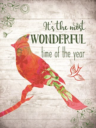 Framed It's the Most Wonderful Time Print