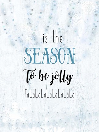 Framed Tis the Season to be Jolly Print