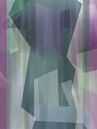 Framed Satin Symmetry B Print