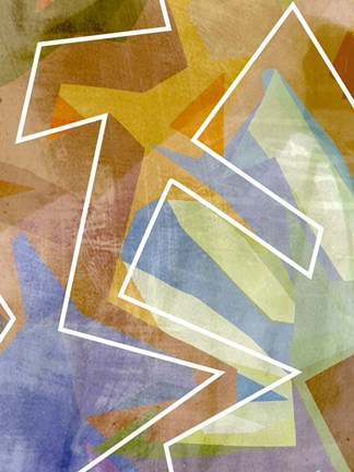 Framed Retro Rapture B Print