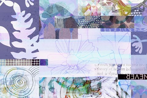 Framed Trailing Petals Print