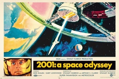 Framed 2001: A Space Odyssey Print