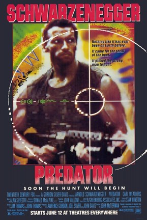 Framed Predator Print