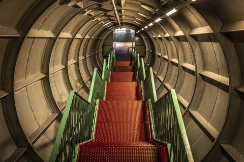 Framed Atonium Brussels 2 Print