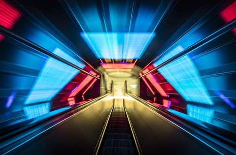 Framed Atonium Brussels 3 Print