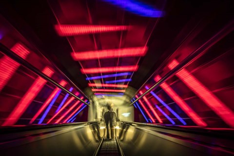 Framed Atonium Brussels 5 Print