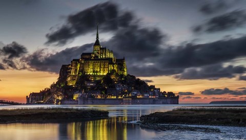 Framed Mont Saint Michel France Print