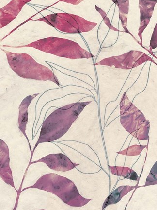 Framed Between the Leaves I Print