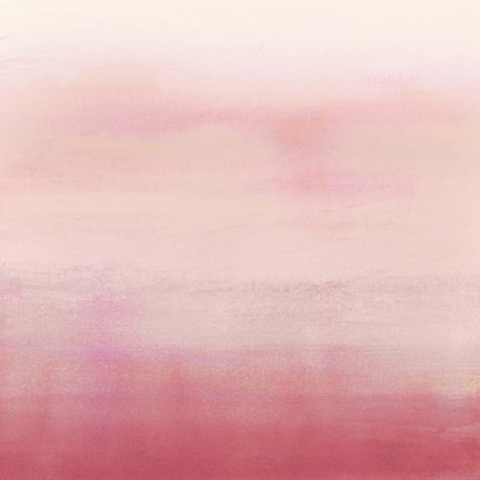 Framed Apricot Ombre II Print