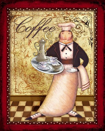 Framed Chefs Bon Appetit I Print