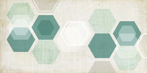 Framed Hex Mobile I Print