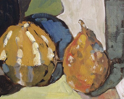 Framed Pumpkin Still Life II Print