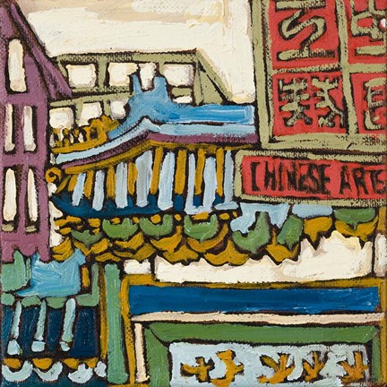 Framed Chinatown XI Print