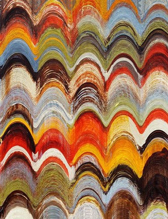 Framed Wavy Blends Print