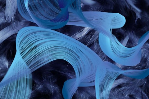 Framed Feather Breeze 2 Print