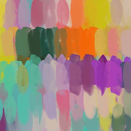 Framed Color Palette 1 Print