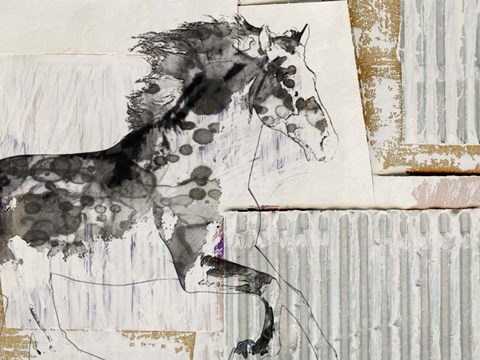 Framed Urban Horse Print