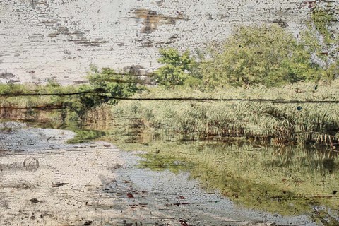 Framed Rustic Landscape 30 Print