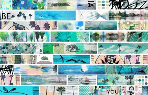 Framed California 1 Print