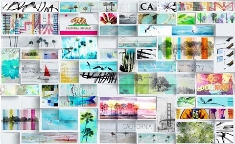 Framed California Republic 3A Print