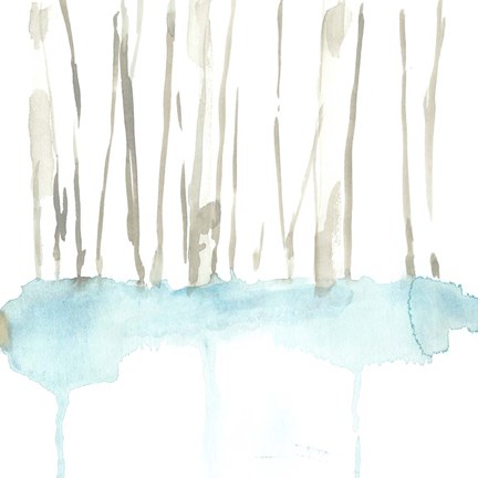 Framed Snow Line VII Print