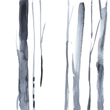 Framed Snow Line VIII Print