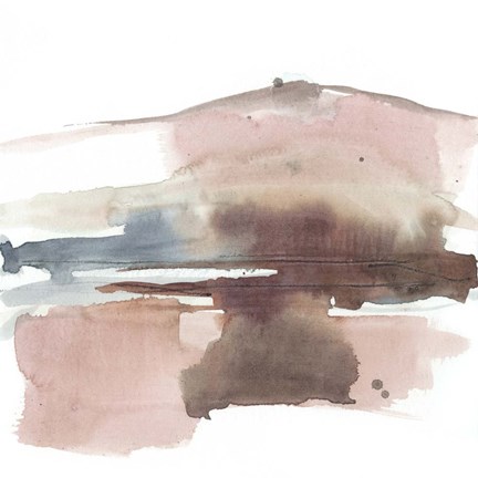 Framed Earth Horizon I Print