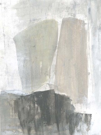 Framed Muted Mod Shapes II Print