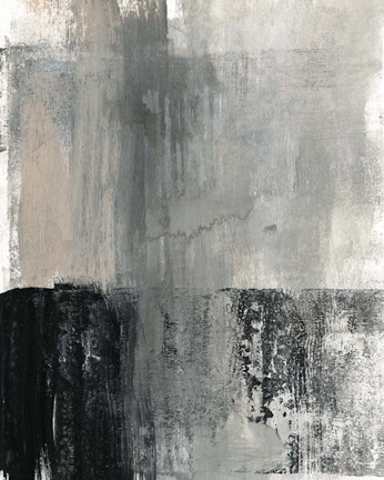 Framed Ebony Foundation II Print