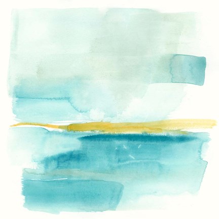 Framed Liquid Horizon III Print