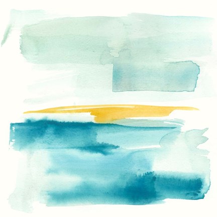 Framed Liquid Horizon IV Print