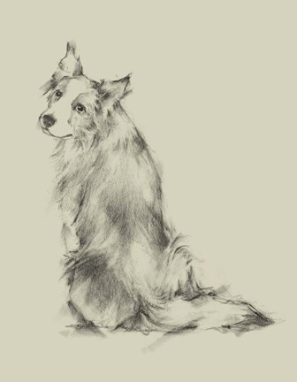 Framed Puppy Dog Eyes VI Print