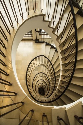 Framed Staircase Spiral Print